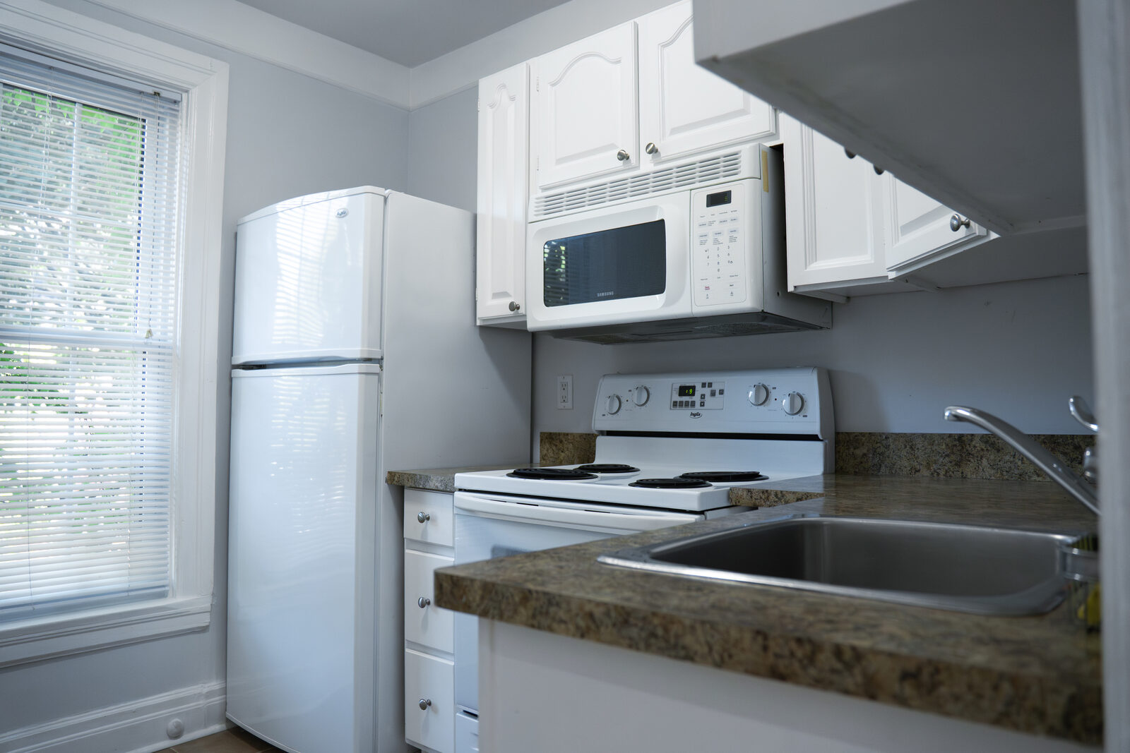 Full upper-floor kitchen